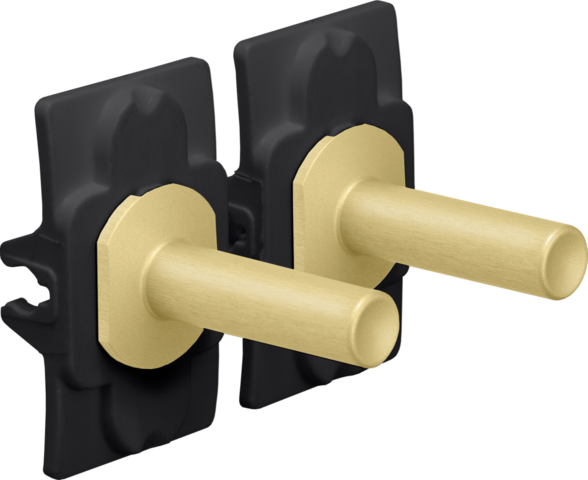 Ensemble niko toggle pour des fonctions d'interrupteur double alu gold brushed Niko Toggle