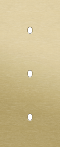 Plaque triple v60 pr 3 commut smpl,niko toggle alu gold brushed Niko Toggle