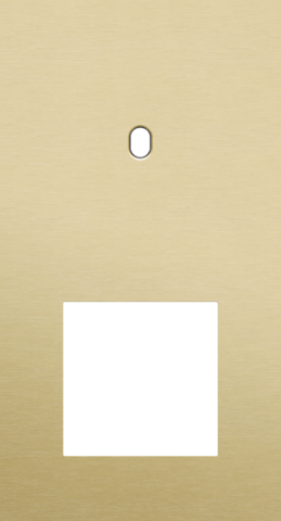 Plaque dbl v71 pr commut smpl + fct,niko toggle alu gold brushed Niko Toggle