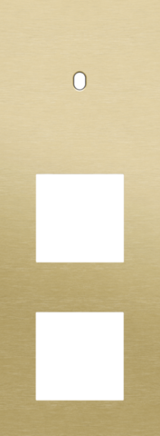 Plaque trpl v71 pr commut smpl + fct,niko toggle alu gold brushed Niko Toggle