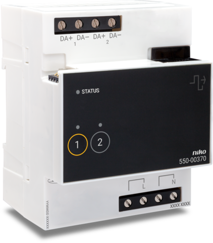 Module adressable dali-2, à 2 canaux Niko Home Control