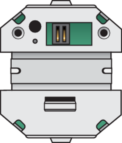 Unité de raccordement pour platine murale multiple Niko Home Control