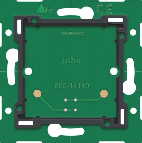 Platine murale simple avec connecteur pour niko home control Niko Home Control