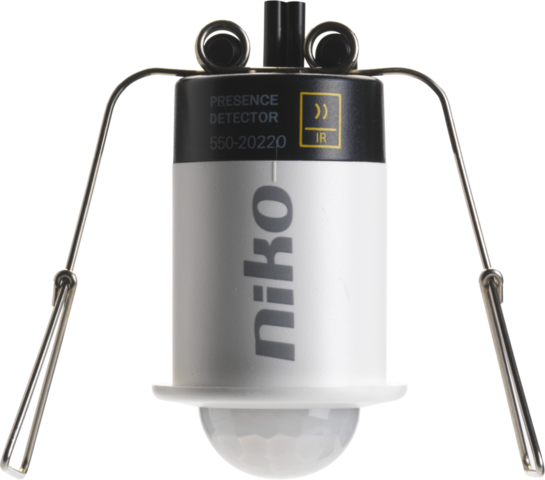 Mini détecteur de présence 360°, 9m, niko home control blanc & noir Niko Home Control