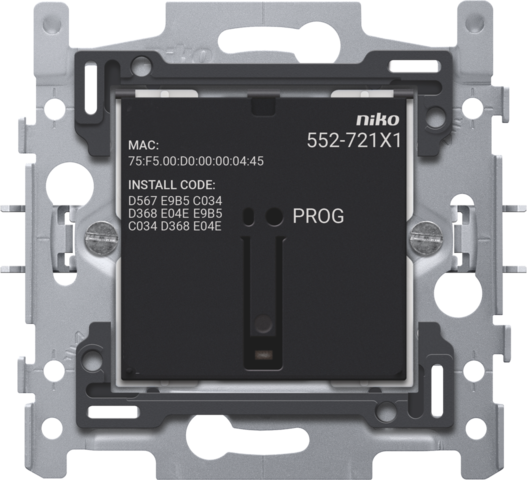 Interrupteur simple connecté, zigbee®, 60x71mm, griffes Niko Home Control