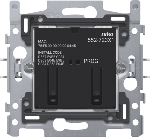 Commande de moteur connectée, zigbee®, 60x71mm, griffes Niko Home Control