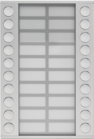 Extension poste exterieur avec 2 x 10 boutons d'appel