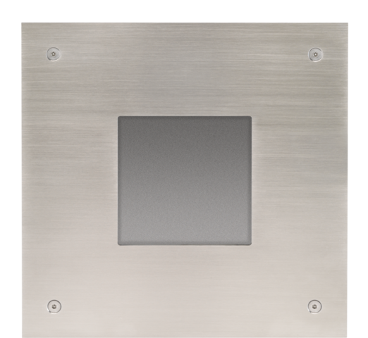 Plaque frontale et boîte d'encastrement pr poste ext. modulaire