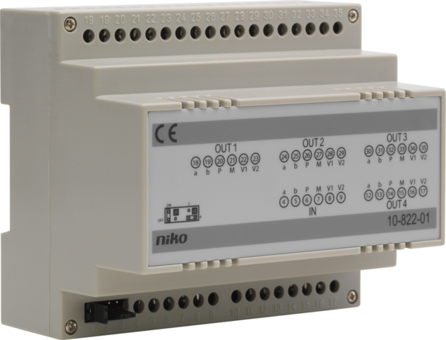 Répartiteur modulaire pr distribuer le signal vidéo sur 4 lignes