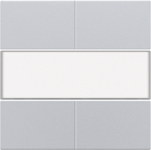 Set de finition avc étiquette pr bouton quadr., libre de potent. sterling coated