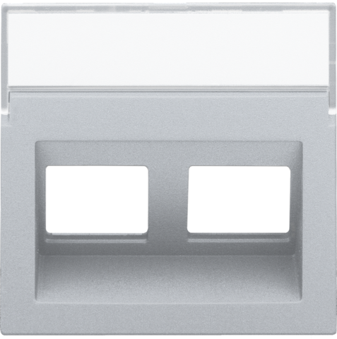 Enjoliveur data 2x rj, sortie oblique