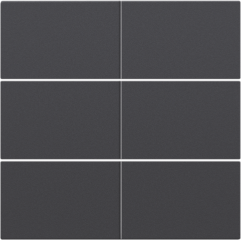 Set de finition bouton-pouss. sextuple, libre de potentiel 24v