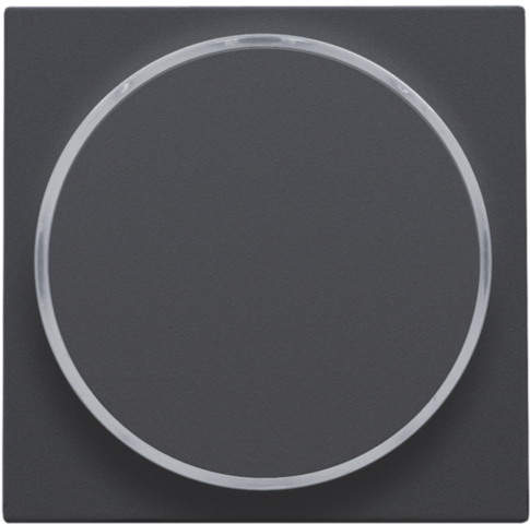 Set de finition sans symbole pr bouton-pouss. 6a avec culot e10 anthracite coated