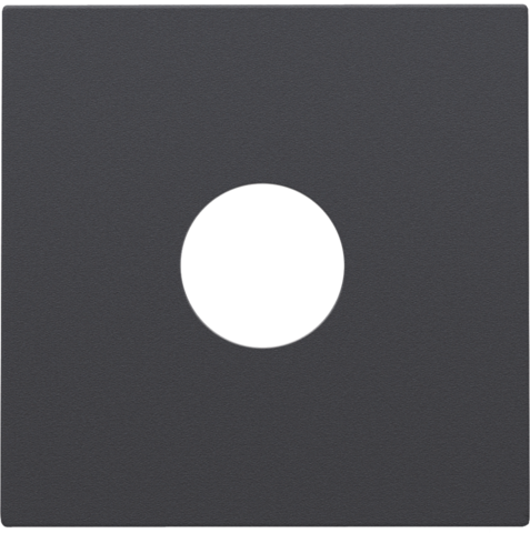 Set de finition connex. coaxiale simple pour tv, intense anthr.