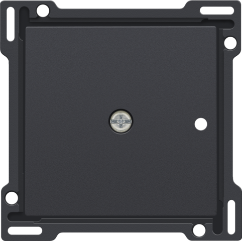 Set de finition récepteur rf encastré à 1 canal anthracite coated