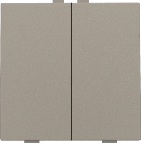 Bouton-poussoir double pour niko home control