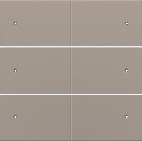 Set de finition bouton-pouss. sext. libre de potentiel 24v, led bronze coated