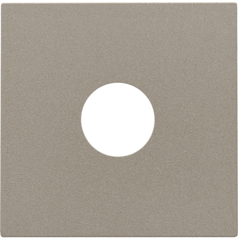 Finition connex. coaxiale simple pour tv, intense bronze