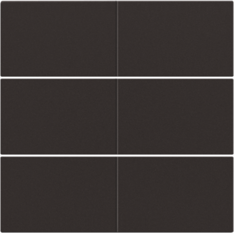 Set de finition bouton-pouss. sextuple, libre de potentiel 24v