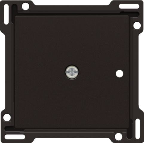 Set de finition récepteur rf encastré à 1 canal dark brown coated