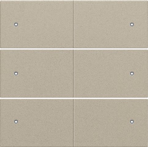 Set de finition bouton-pouss. sext. libre de potentiel 24v, led champagne coated