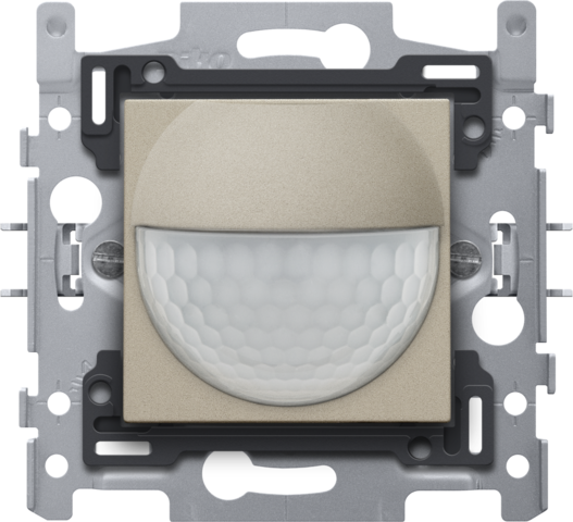 Détecteur de mouvement mural 180°, 10a, 230v, 9m champagne coated