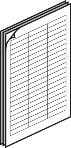 Papier à étiquette