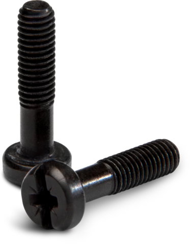 Vis noires pour prise de courant (20 pcs)