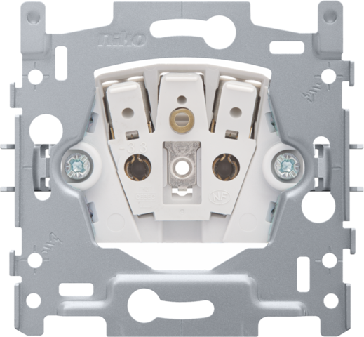 Socle prise 16a, sans terre, 21mm, bornes à connexion rapide