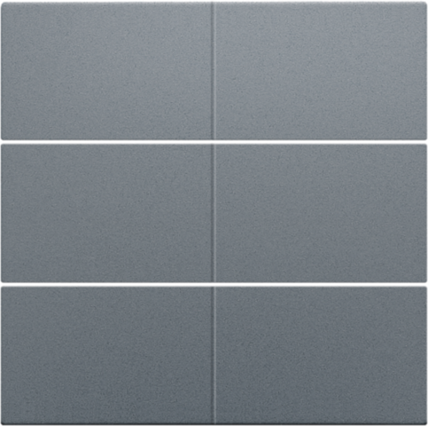 Set de finition bouton-pouss. sextuple, libre de potentiel 24v