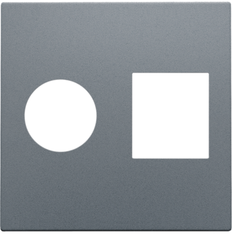 Set de finition connexion coax. simple et connection réseau rj45