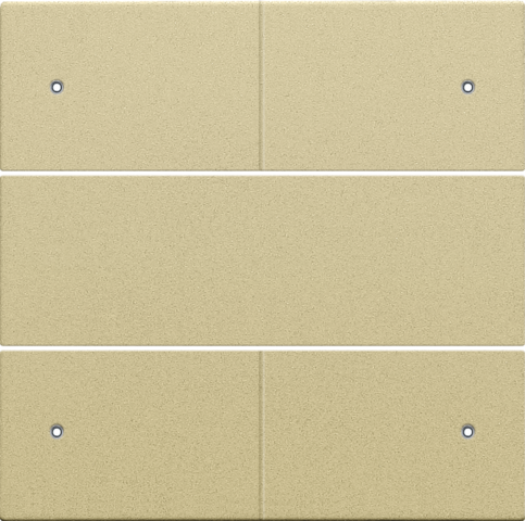 Set de finition bouton-pouss. quadr. libre de potentiel 24v, led gold coated