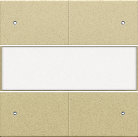 Set de finition bouton quadr., libre de potent., étiquette, led gold coated