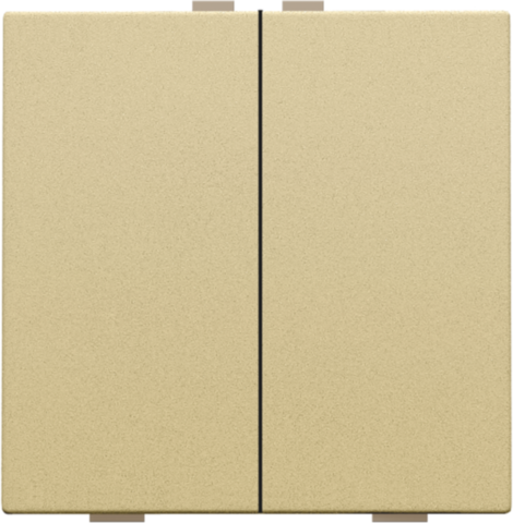 Bouton-poussoir double pour niko home control