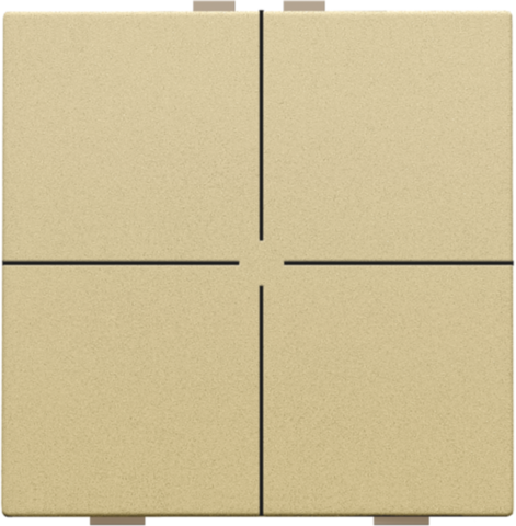 Bouton-poussoir quadruple pour niko home control