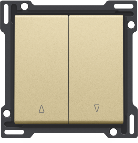 Set de finition bouton-poussoir double pour volets