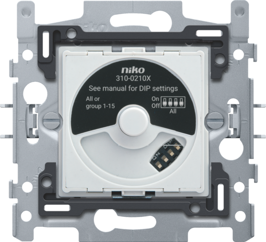 Socle variateur à bouton rotatif dali