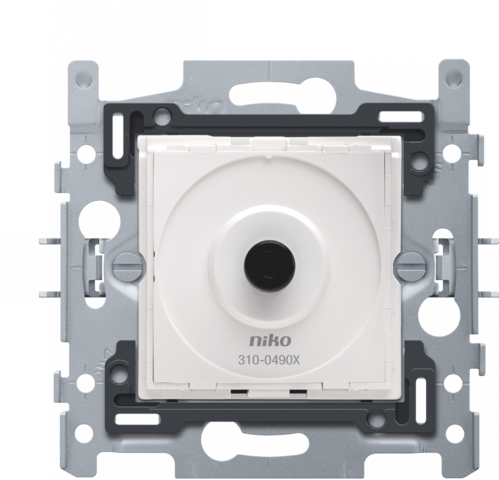 Socle variateur led à bouton rotatif, 4-200w, 2 fils, griffes