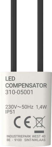 Compensateur de lampe à led pour variateurs