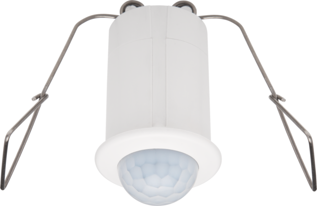 Mini détecteur de présence pir 360°, 230v, 9m, à encastrer, ip65