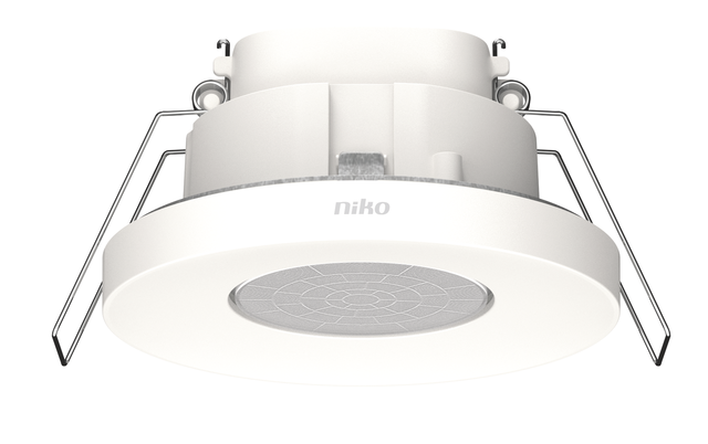 Détecteur de présence p34mr, knx, 9-10m, montage encastré/boîte