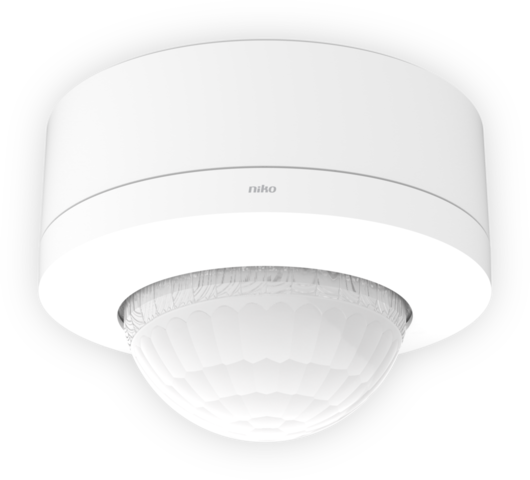 Détecteur de mouvement m42hc, 230v, m, 18-53m, en saillie blanc