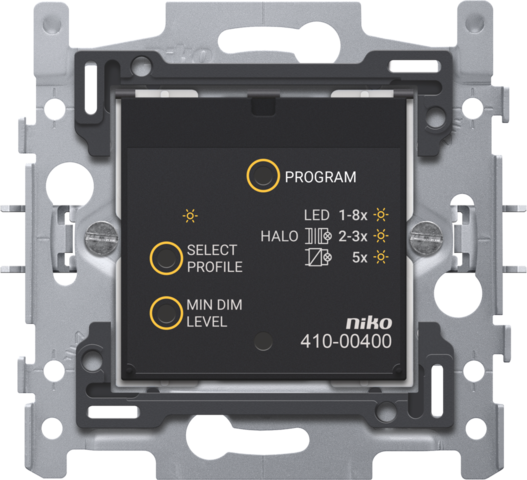 [NK410-00400] Variateur à bouton-poussoir intelligent univ., 2 fils, griffes