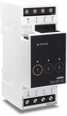Module de ventilation pour niko home control