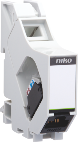 Module rail din avec connecteur rj45 non blindé utp cat5e, poe++