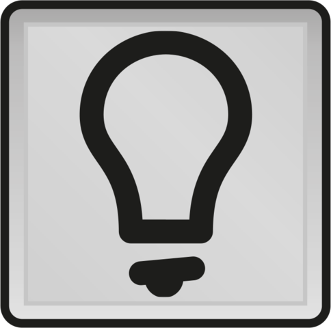 Symbole ampoule pr interrupteurs témoins/boutons-pouss. étanches