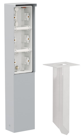 [NK700-36830] Borne de jardin avec pointe, pour 3 fonctions niko hydro gris