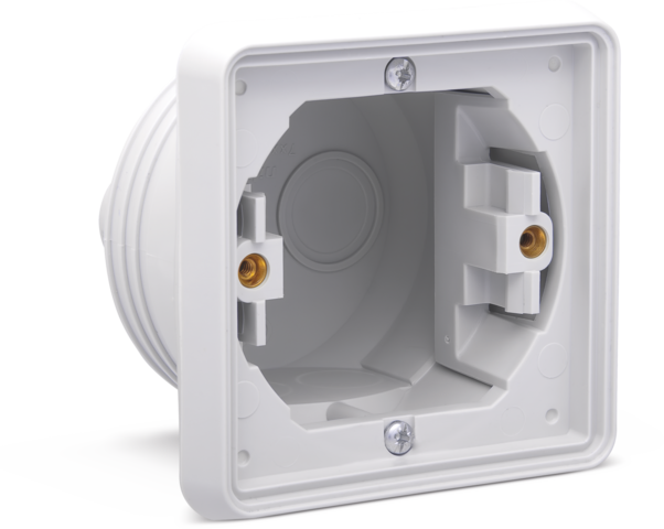 Boîte d'encastrement simple étanche pour une fonction