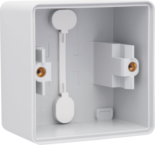 Boîte en saillie étanche avec 2 entrées pour 1 fonction gris