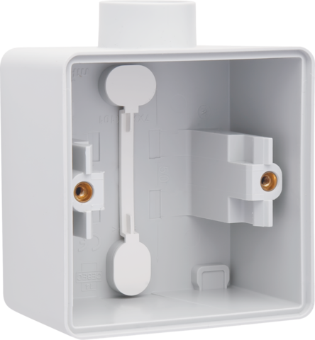 Boîte en saillie étanche pour 1 fonction avec 1 entrée m20 gris